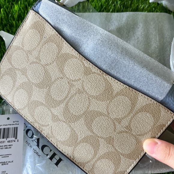 NWT coach Georgie Crossbody In Signature Canvas - Picture 11 of 11